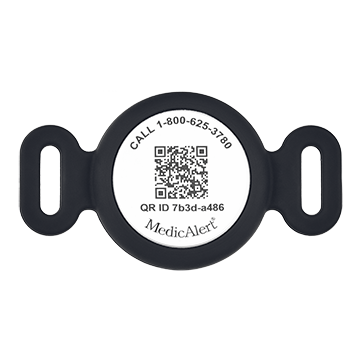 QR Code Medical ID Tag without Location Tracker, , large image number 1